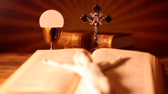 Symbol christianity religion, communion background 