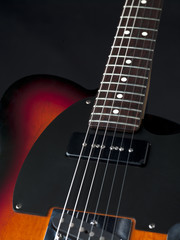 Fototapeta premium strings of electric guitar.