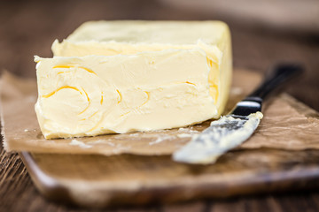 Portion of Butter (selective focus)