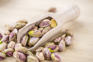 Pistachio Kernels (selective focus)