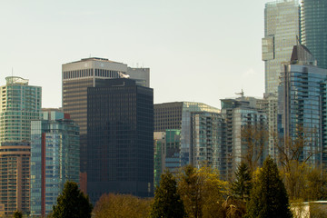 Obraz premium High Rises in Vancouver B.C.