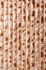 Jewish matzah kosher macro vertical background

