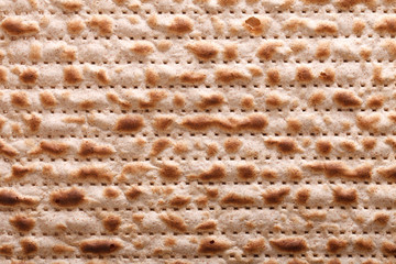 Jewish matzah kosher macro horizontal background
