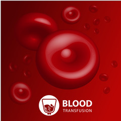 Vector background blood