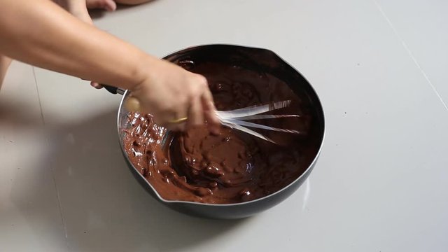 Homemade chocolate