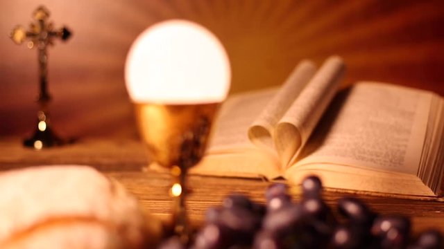 Eucharist, sacrament of communion background 