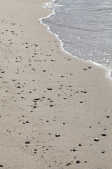 beach sand and water in puerto galera