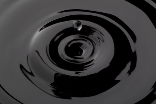 black water drop