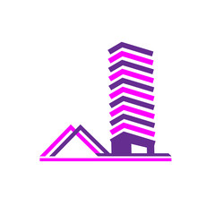 Real Estate Icon Vector Logo