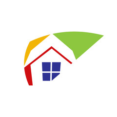 Real Estate Icon Vector Logo