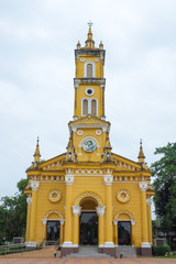 Obraz premium Ancient Church, Ayutthaya, (Thailand)