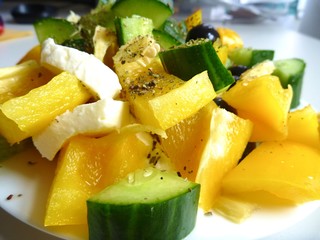 colorful healthy fresh vegetable salad