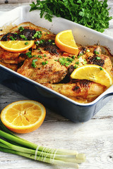 grilled chicken in orange