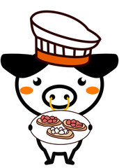 イタリア料理と動物シリーズ