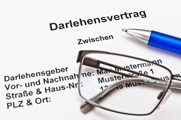 Darlehensvertrag 