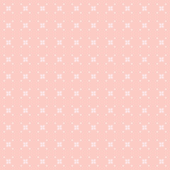 Pink Floral pattern. Vector.