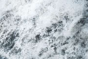 Fast river water, natural background texture