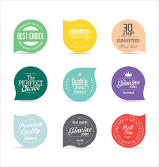 Modern badges collection