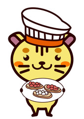 イタリア料理と動物シリーズ