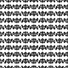 Ethnic boho seamless pattern with decorative flowers. Print. Cloth design, wallpaper.