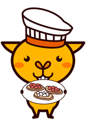 イタリア料理と動物シリーズ