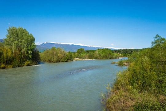 Mountain river Bzipi, Abkhazia.
