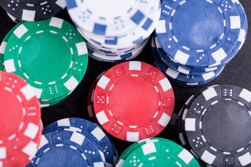 Poker chips for casino game