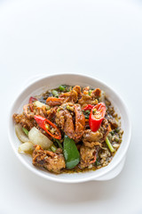 Soft crab pepper sauce