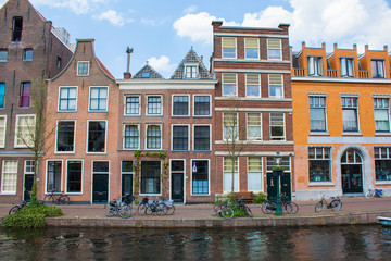 Fototapeta na wymiar Old city of Leiden,Holland