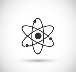 Atom icon vector