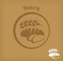 Bakery/ bread icon vector