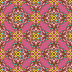 Damask vector  ornament seamless pattern
