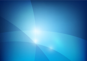 Blue abstract background lighting curve and layer element vector