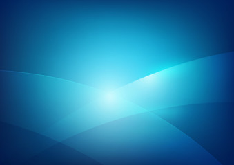 Blue abstract background lighting curve and layer element vector