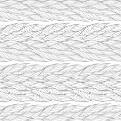 Seamless vector pattern of interwoven leaves.