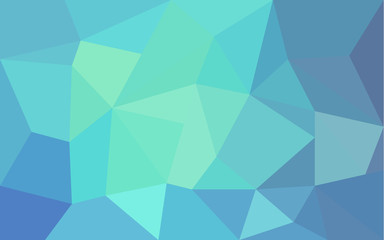 Abstract Blue Triangle Geometrical Background