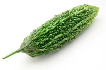 ゴーヤ_白バック_Bitter gourd