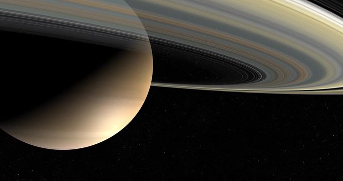 A smooth, steady departure from Saturn. Data: NASA/JPL.