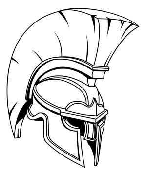Spartan or Trojan Gladiator Helmet