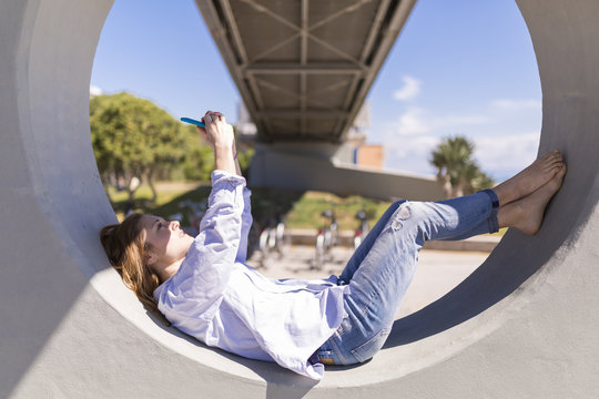 Frau,Pause,Erholung,Lifestyle,sitzen,Freizeit,Selbstportrait