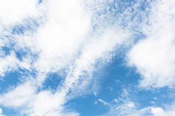 Fototapeta premium Clouds in the blue sky on summer
