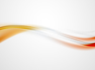 Vector blurred wave abstract template