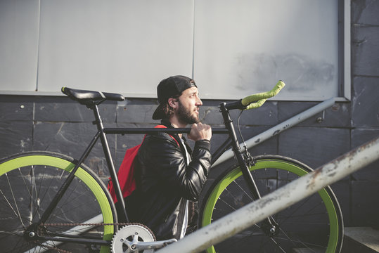 Radfahrer,Style,Lifestyle,Freizeit,Fahrrad,Bart,Fixie