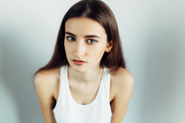 Fototapeta premium young beautiful girl