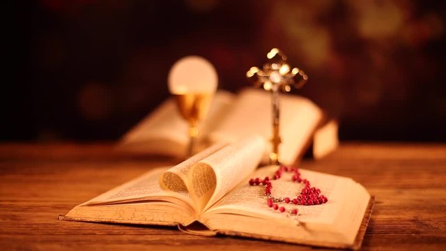 Sacrament of communion, religion background 