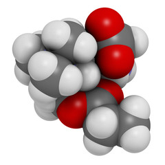 GPLC (glycine propionyl-L-carnitine) nutritional supplement molecule.