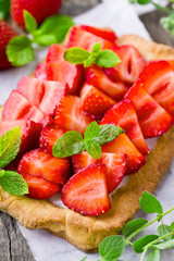 Sweet Homemade Strawberry Pie