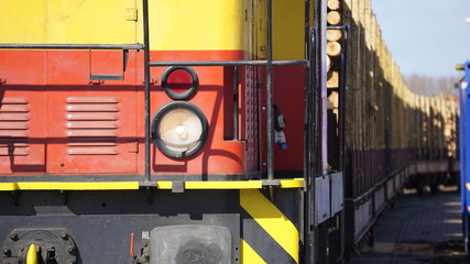 holztransport zug