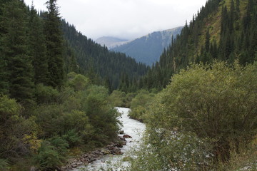 Kyrgyzstan gorge Jety-Oguz