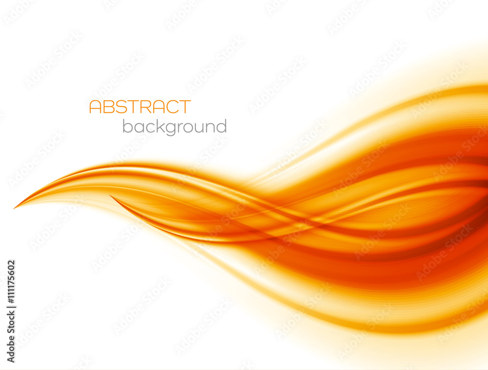 Poster Abstract color wave design element